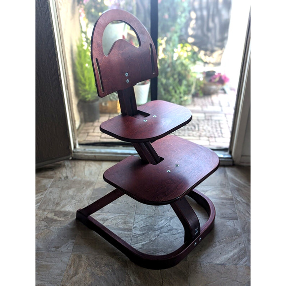 SVAN Signet Essential HIGH CHAIR Solid Wood Sweden Mahogany KIDS BABY TODDLER - Picture 1 of 13
